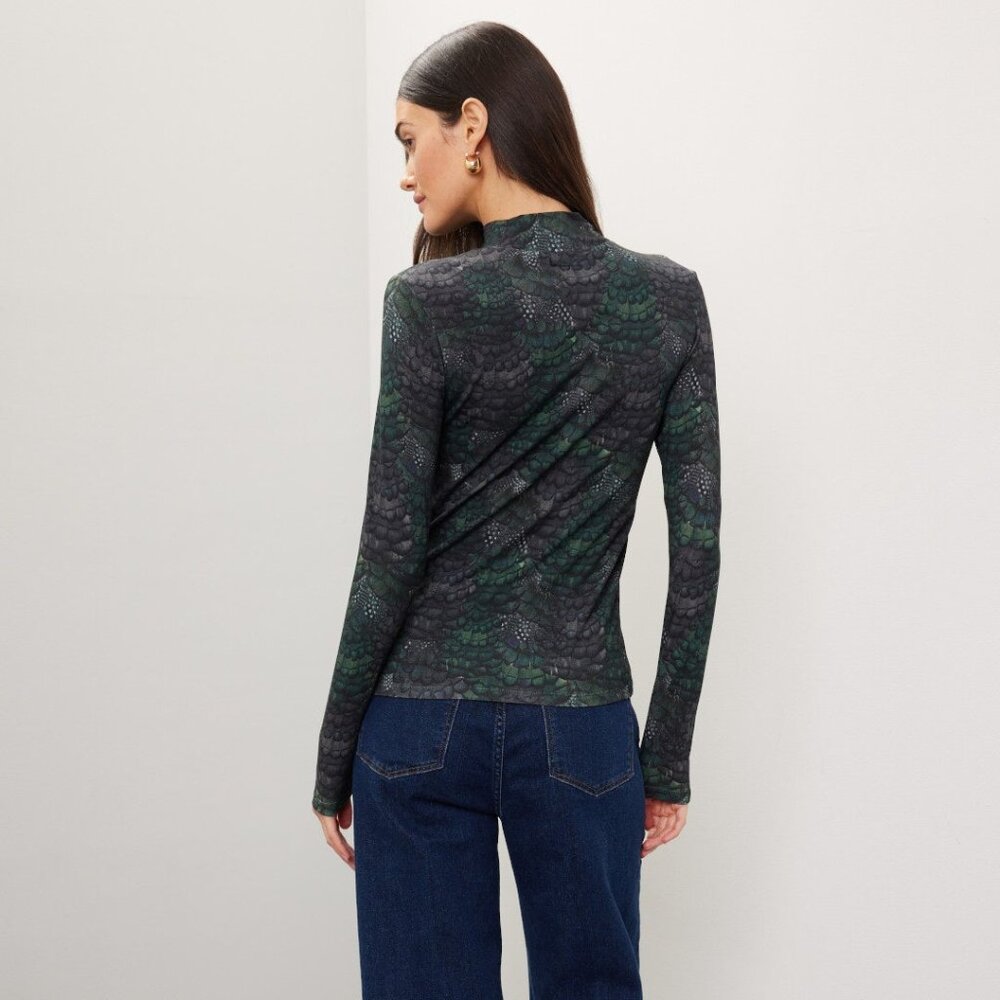 Mock Neck T-Shirt - Picture 3 of 5